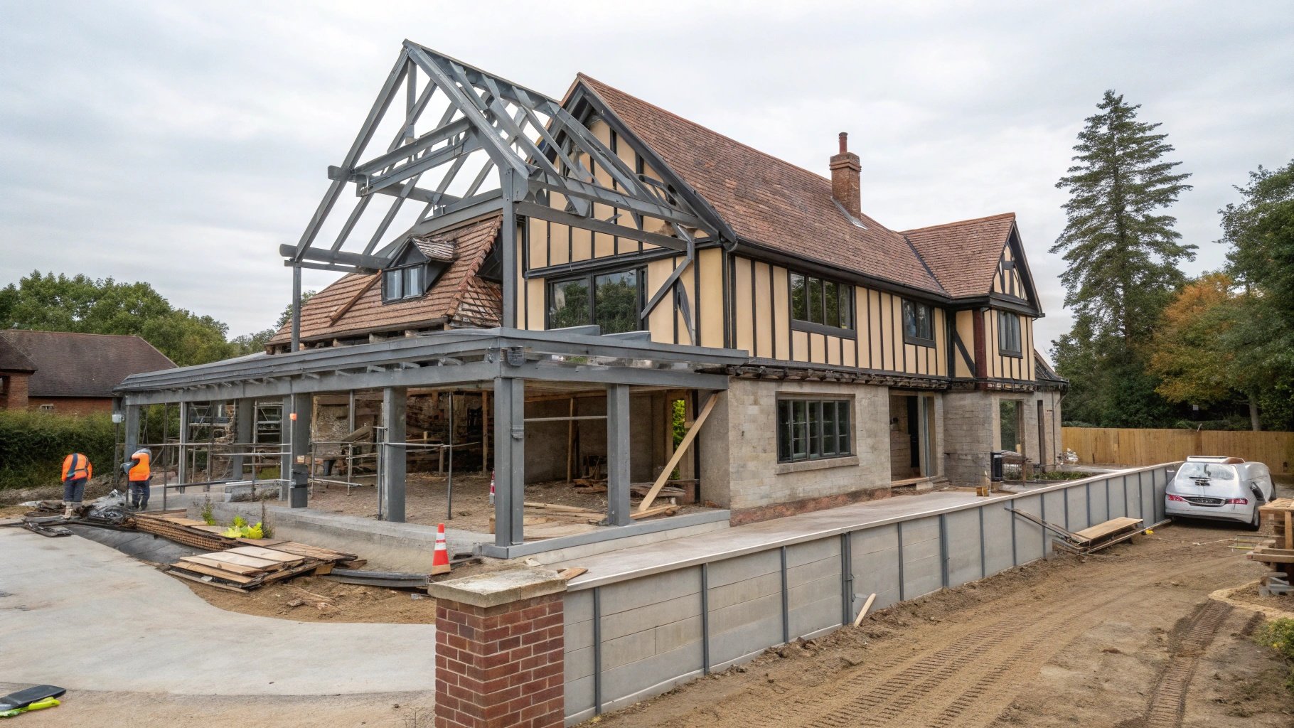 Surveying properties with unusual construction
